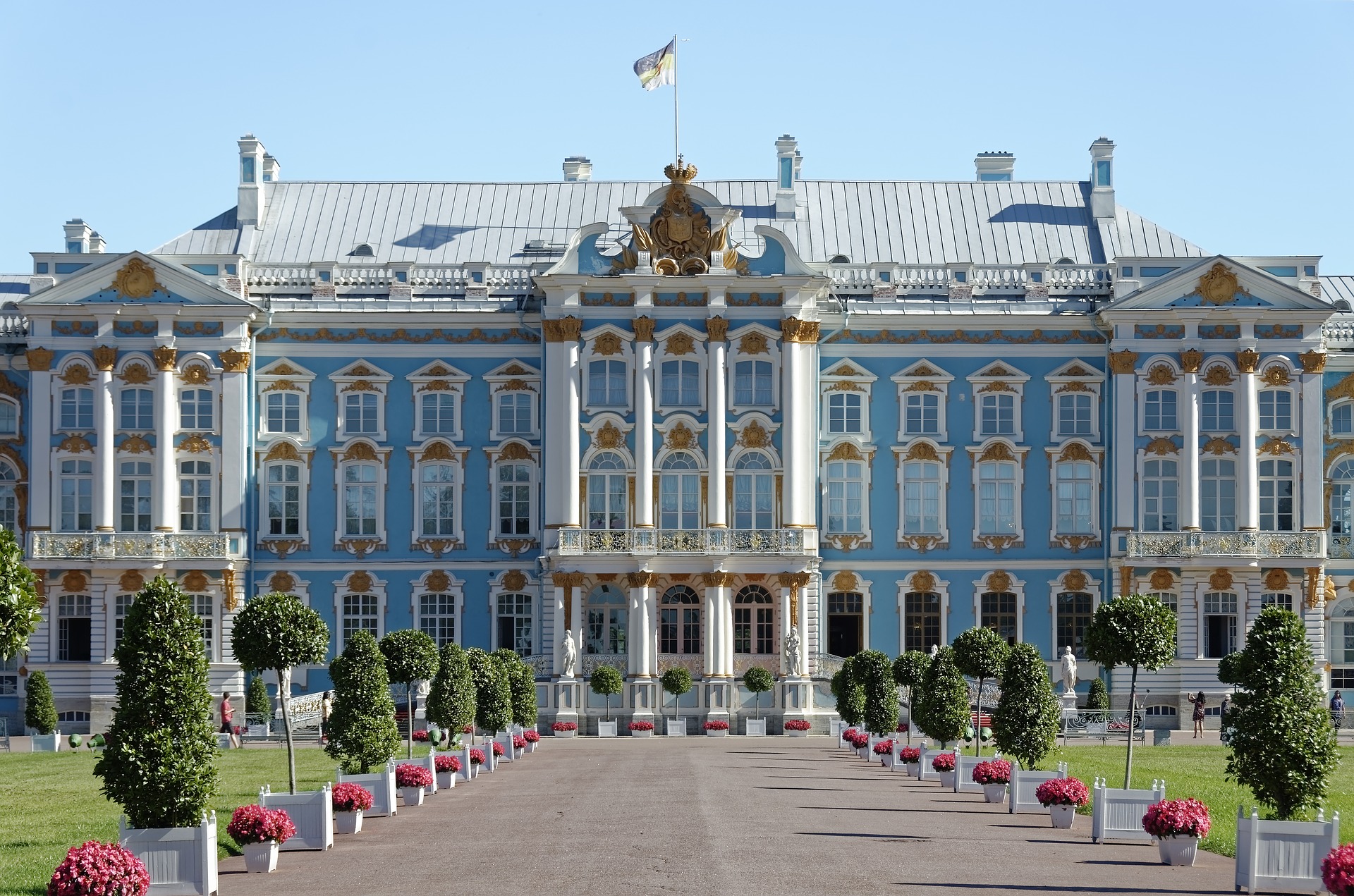 St.Petersburg Katharinenpalast Aussenaufnahme