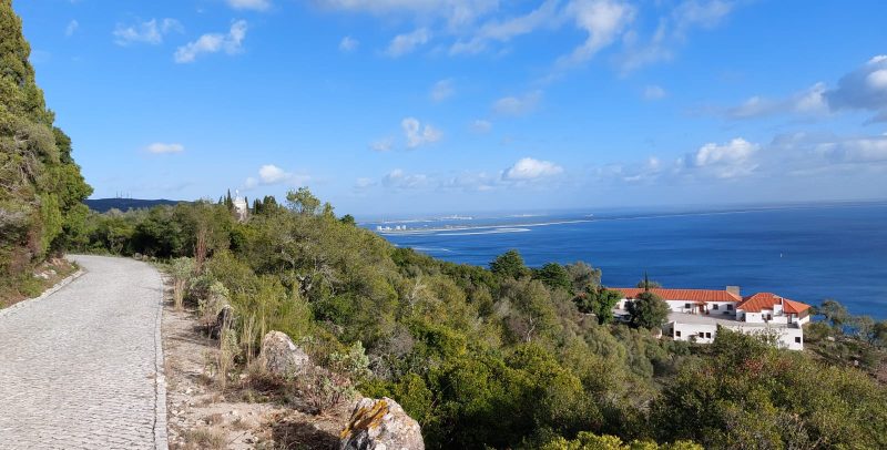 Ausblick auf die Küste Portugals Setubal